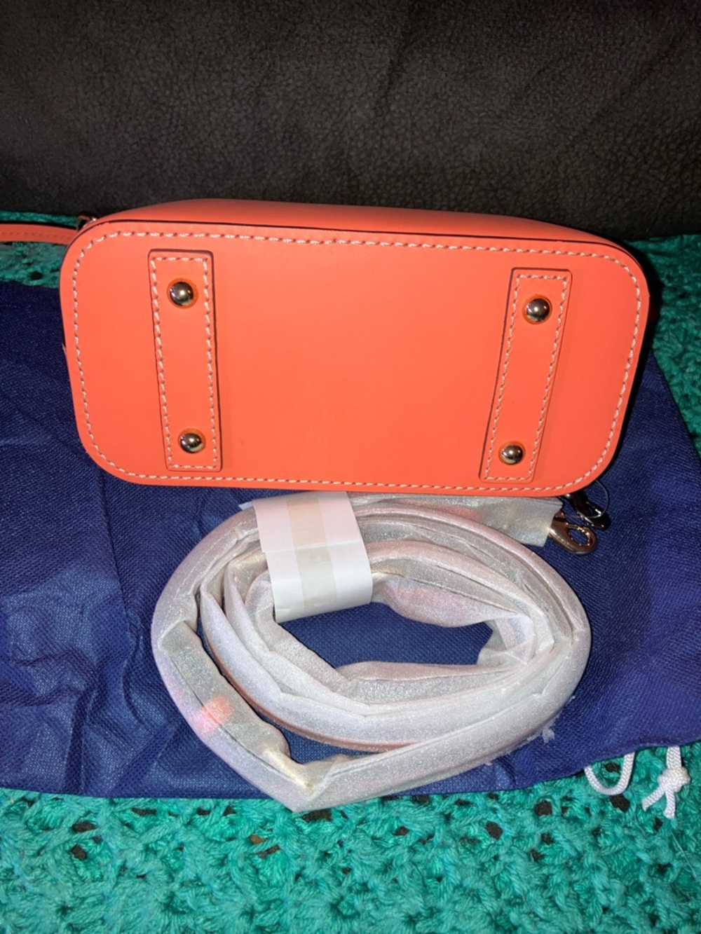 Dooney &Bourke Beacon Dome “Coral” Crossbody - Picture 6 of 8